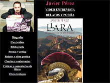 Tablet Screenshot of javier-perez.es